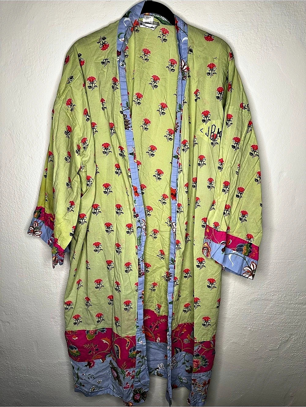 The Company Store Floral Cotton Kimono